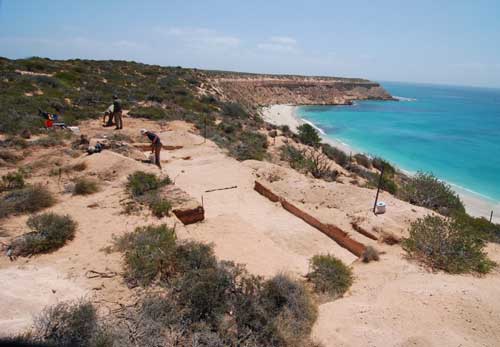 Archeological excavation